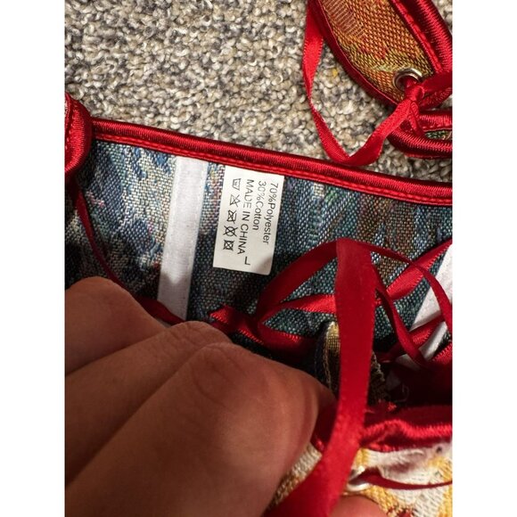 Women’s Summer Floral Corset Top Large EUC - Picture 4 of 5